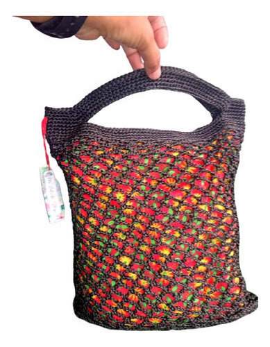 Bolso Tejido Crochet En Red