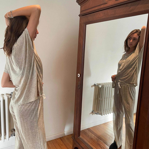 Imagen 2 de 5 de Pantalon Alondra Jelue Morley Pijama Verano Mujer Dama