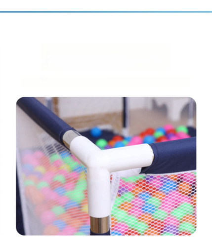 Corral Para Bebe Plegable Con Aro De Basket+futbol+10 Bola