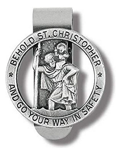 Visor Clip San Cristóbal Protección 1 3/8  (pewter)