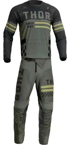 Nueva Playera De Motocross Thor Y Pantalones Motocicletas M