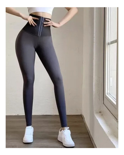 Pantalones/leggings De Yoga Elásticos De Cintura Alta Mujer