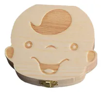 Comprar Caja Madera Para Dientes De Leche Y Cabello De Bebé Recuerdo