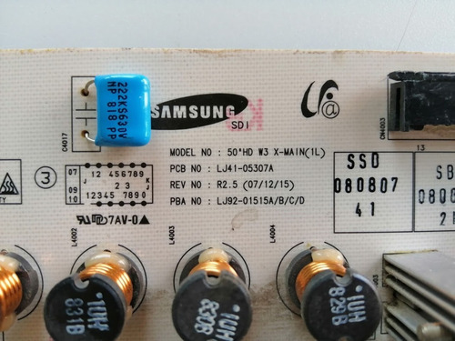 Samsung Pl50a410c1dxzx / 515a A2 / Lj92-01515a /lj41-05307a (Usado)