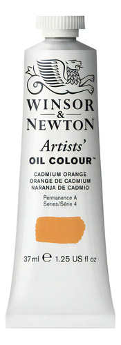 Pintura Oleo Winsor & Newton Artist 37ml S-4 Color A Escoger Color Del Óleo 37ml Naranja Cad S-4 No 089