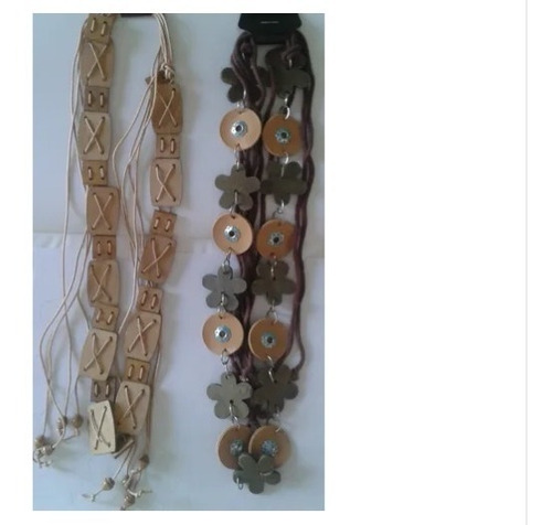 Imagen 3 de 5 de Cinturón Artesanal En Madera. Diseños Variados