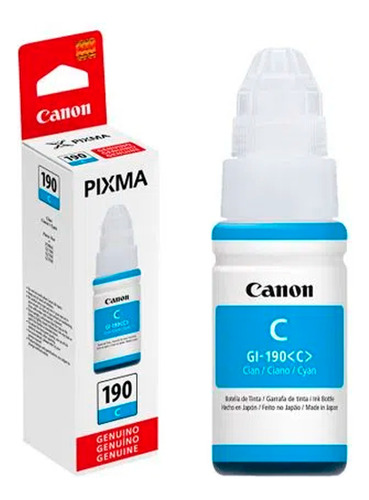 Tinta Canon Gi-190 Cian 70ml.