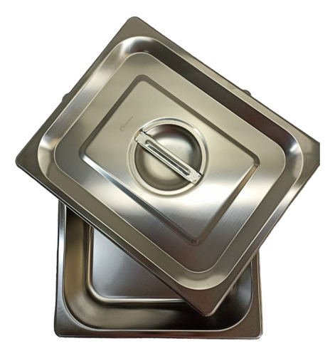 Inserto Acero Inoxidable Con Tapa Medio 1/2 10 Cm Shorbull