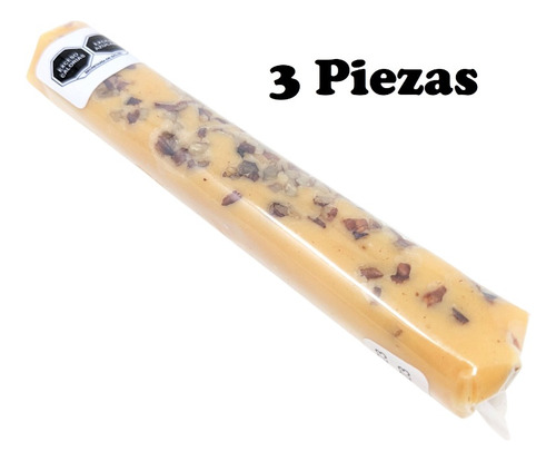 Rollo Jamoncillo De Leche Nuez 100 Grs (3 Piezas)