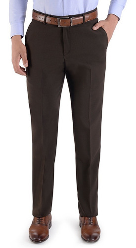 Yale Pantalón De Vestir Classic Fit 01 0022 1268 79 Café