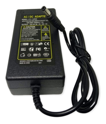 Fuente De Poder Para Cctv 12v 3a