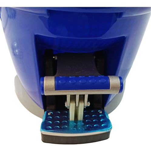 Imagen 4 de 10 de Limpiador Escurridor Balde Con Pedal Fiwaki + 2 Paños