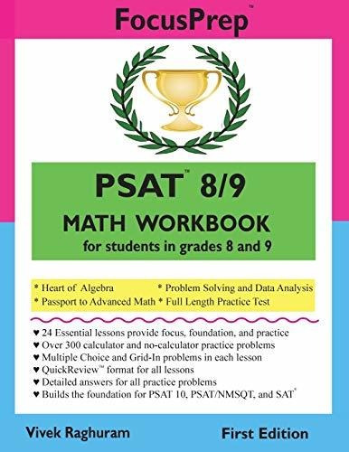 Book : Psat 8/9 Math Workbook For Students In Grades 8 And.