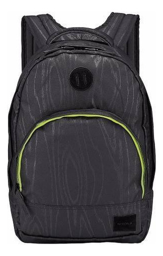 Mochila urbana Nixon Grandview com design listrado cinza escuro
