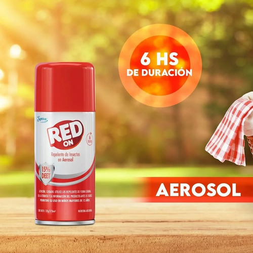 Repelente En Aerosol Red On By Saphirus 170cc
