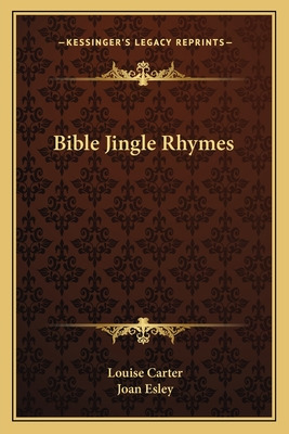 Libro Bible Jingle Rhymes - Carter, Louise