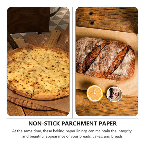 Pacote Com 200 Folhas De Papel Vegetal De Cozinha Para Assar