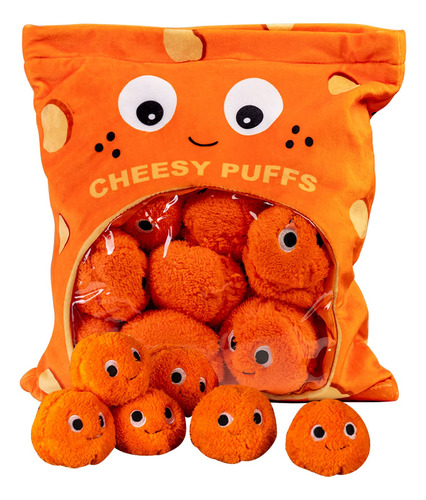 Cheesy Puffs - Pelotas De Juguete De Peluche, Cojin De Peluc