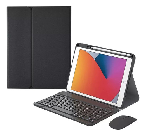 Funda Con Teclado Y Ratón Ñ For iPad 9.7 5ª 6ª Generación