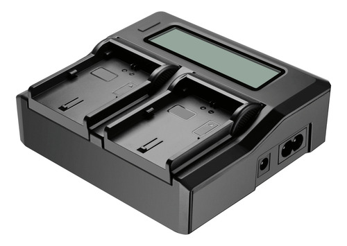 Carregador Duplo Rápido Para Bateria Nikon En-el15 (bivolt) Cor Preto