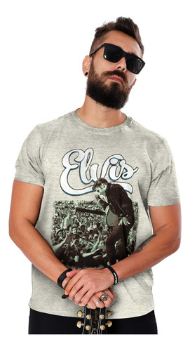 Camiseta Banda Elvis Presley - Pôster Show