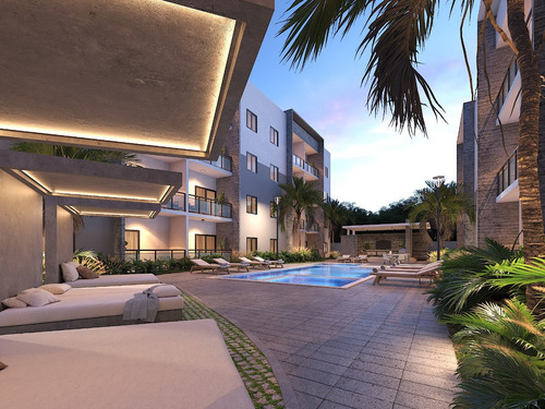 Apartamento De 2 Y 3 Habitaciones En Venta En Punta Cana, Con Piscina Y Ascensor