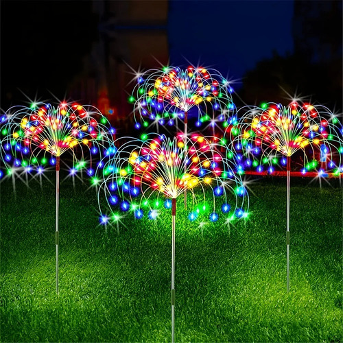 Luz Solar Para Fuegos Artificiales, 8 Modos De Iluminación,