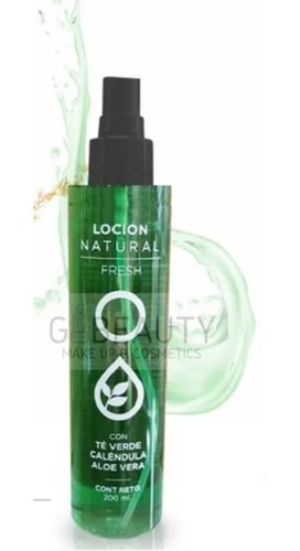 Loción Natural Fresh Tónico Hidratante Descongestivo Icono