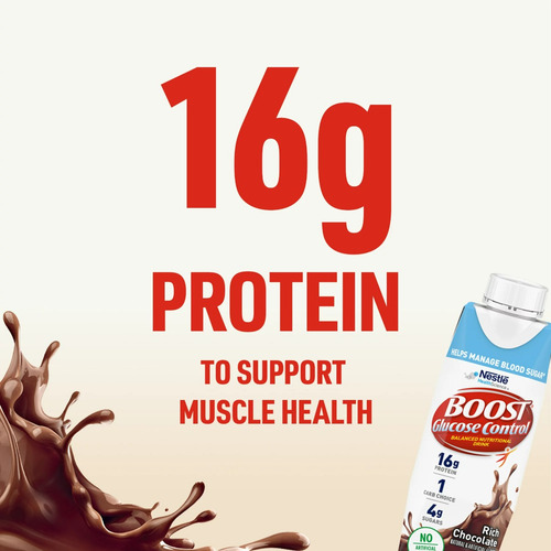 Boost Control De Glucosa 15 Pz Bebida Batida Sabor Chocolate
