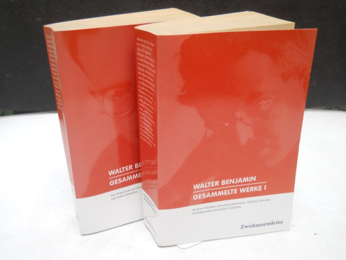 Walter Benjamin - Gesammelte Werke - 2 Tomos - En Alemán