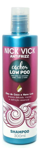 Shampoo Cachos Low Poo Nick Vick Antifrizz 300ml