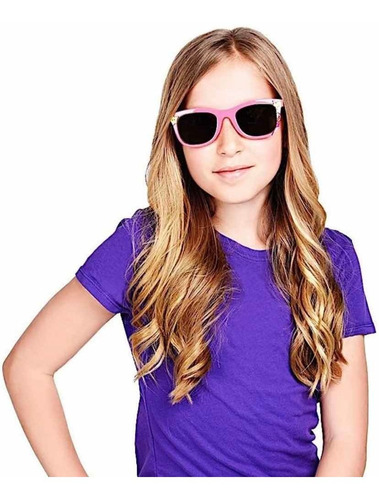 Lentes Sol Para Niñas Súper Mario Bross 100% Protección Uv