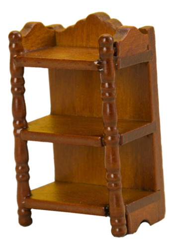 5 Estante De Almacenamiento De Madera En Miniatura Para Casa