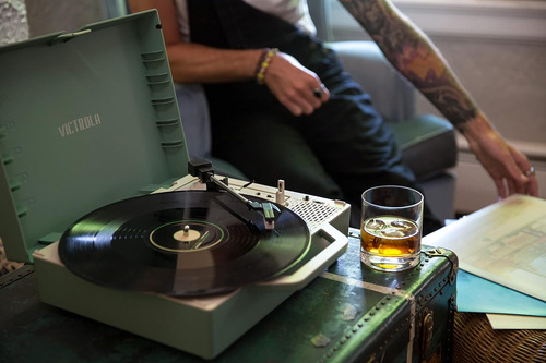 Tocadiscos Tipo Maleta Sustentable Victrola Re-spin