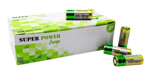 Bateria Super Power 12v A23 Alkaline Caixa Com 50 Unidades