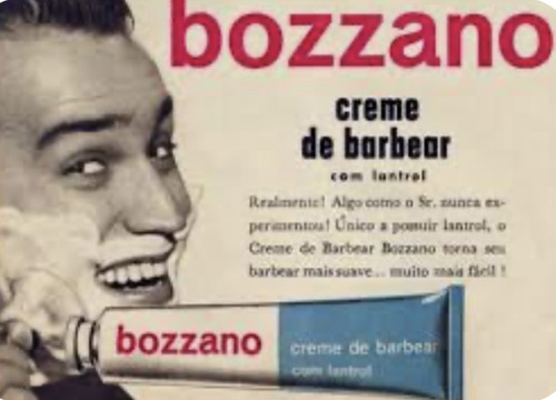 Creme De Barbear Bozzano : Original/retrô/ Antigo