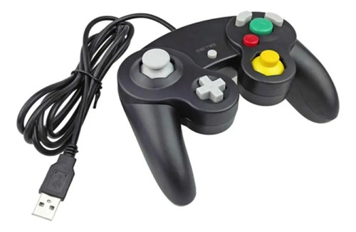Control Usb Para Pc Tipo Gamecube Negro