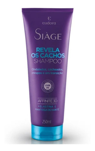 Eudora Siage Shampoo Revela Cachos 250ml
