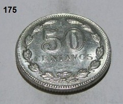 Argentina 50 Centavos Moneda Km39 Año 1941 En Níquel Modulo 