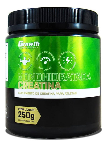 Creatina Monohidratada Growth 250 Gs