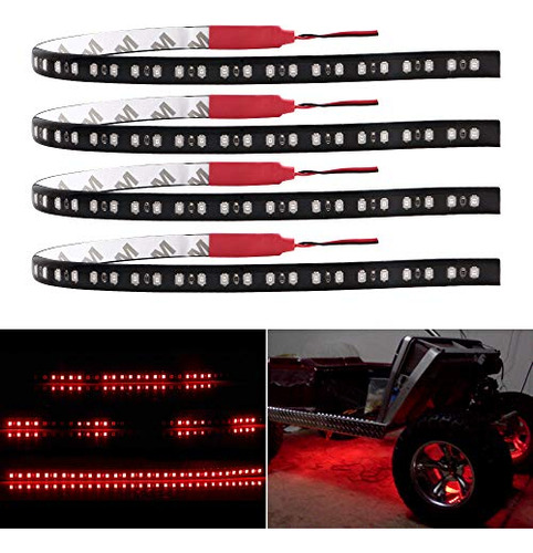 Everbright 4-pack 30cm Coche Led Strip Light Knight Rider Li