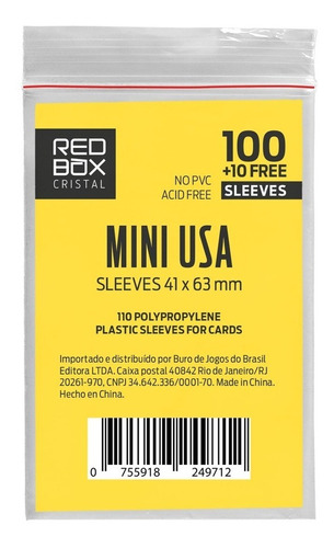 Folio/protector Red Box Cristal Mini Usa X110 Muy Lejano