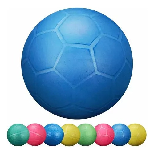 9 Mini Bolas D Vinil Bico De Jaca Coloridas Futebol Brindes.