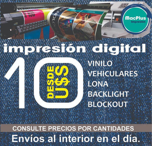 Impresión Vinilos Autoadhesivos, Lonas,banners, Carteles