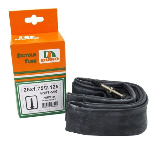 Camara Bicicleta Duro Rod 26 X 1.75/ 2.125 Mtb Presta / Auto