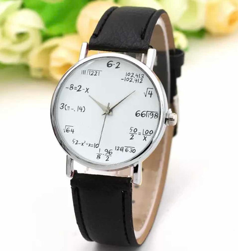 Imagen 2 de 4 de Reloj Álgebra Matemático Nerd Regreso Clases Mayoreo