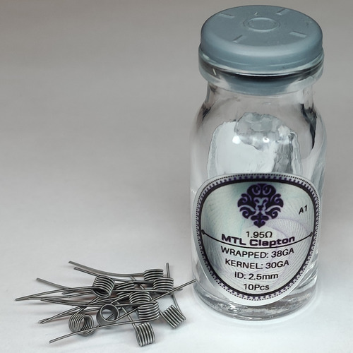 10pz Mtl Clapton 1.95ohm Resistencias Coil Kanthal