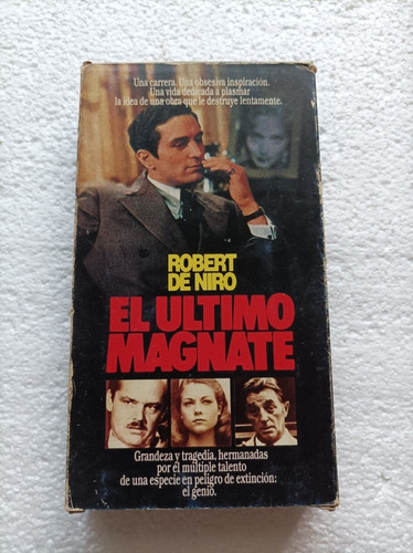 Película Video Vhs El Último Magnate - Robert De Niro - Leer