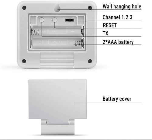 Imagen 2 de 3 de Sensor Externo Inalámbrico Para Termohigrómetro Thermopro