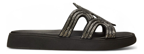 Sandália Feminina Gaspea Veneza Com Strass Moleca